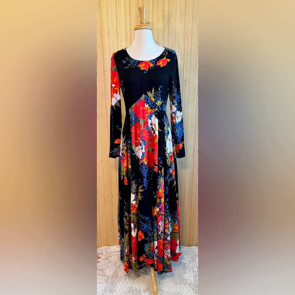 Free People First Kiss Floral Maxi Dress